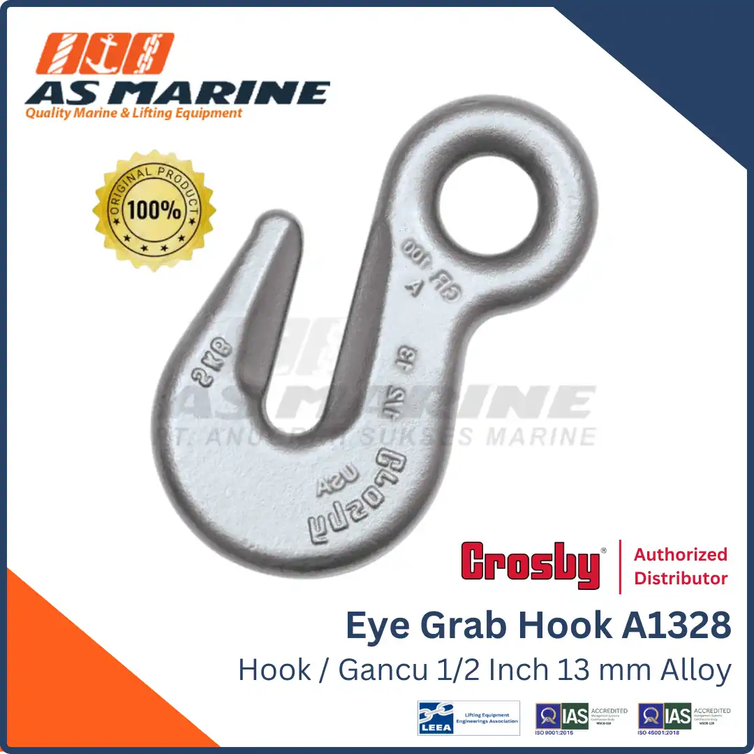 Crosby USA Eye Grab Hook / Kait / Gancu A1328 1/2 Inch 13 mm